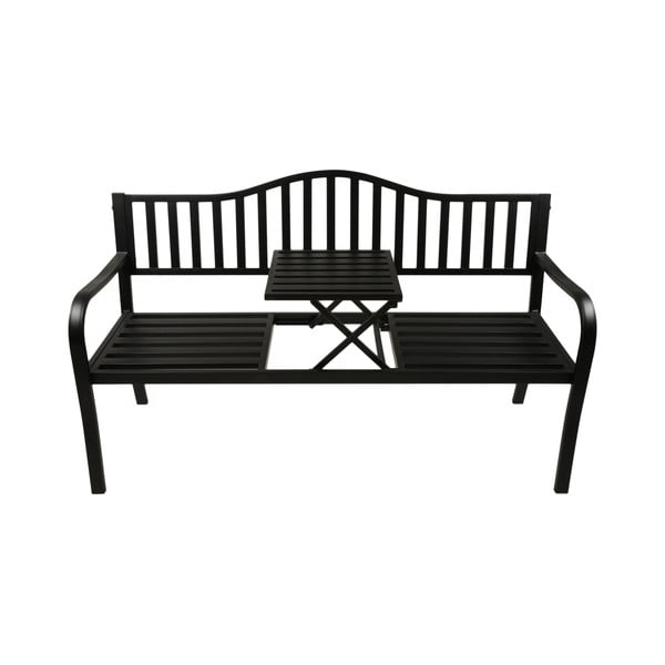 Fekete fém kerti pad Segula - Garden Pleasure-image-1