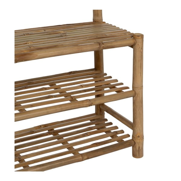 Natúr színű bambusz előszoba bútor 70x175x32 cm Manali – Ixia-image-3