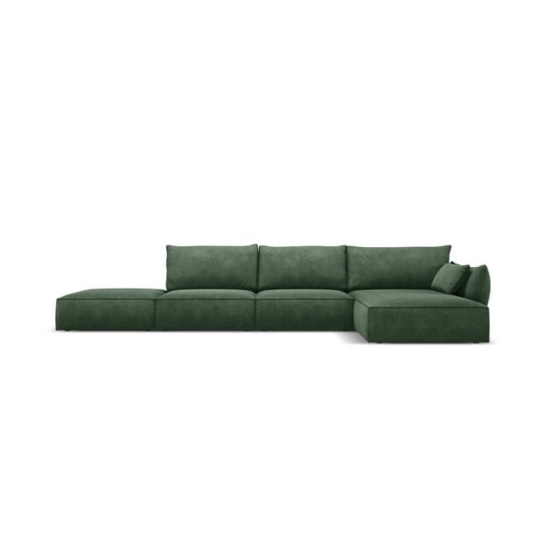 Sötétzöld sarokkanapé (jobb oldali) Vanda – Mazzini Sofas