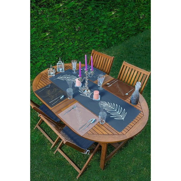 4 db textil tányéralátét és asztali futó - Minimalist Home World-image-1