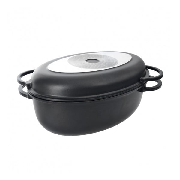 Al Aroma sekély teflon sütőedény üvegfedővel - Orion-image-2