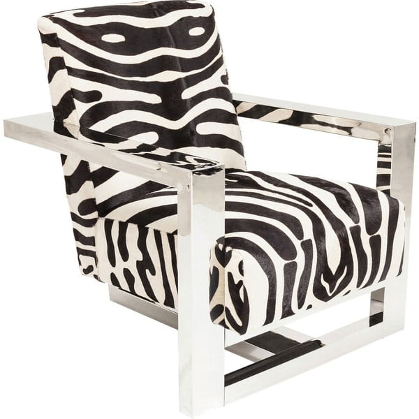 Wildlife Zebra zebra mintás fotel - Kare Design