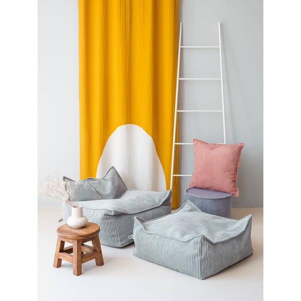 Mentazöld kordbársony gyerek babzsákfotel Chair – Wigiwama-image-4