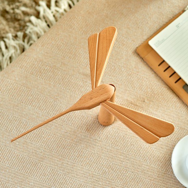 Natúr színű USB hordozható fénydekoráció Dragonflight – Gingko-image-4