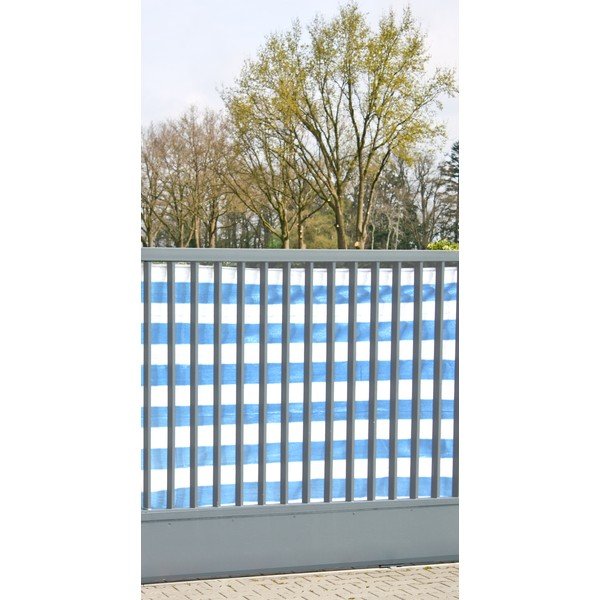 Fehér-kék műanyag belátásgátló erkélyre 500x180 cm – Garden Pleasure-image-1