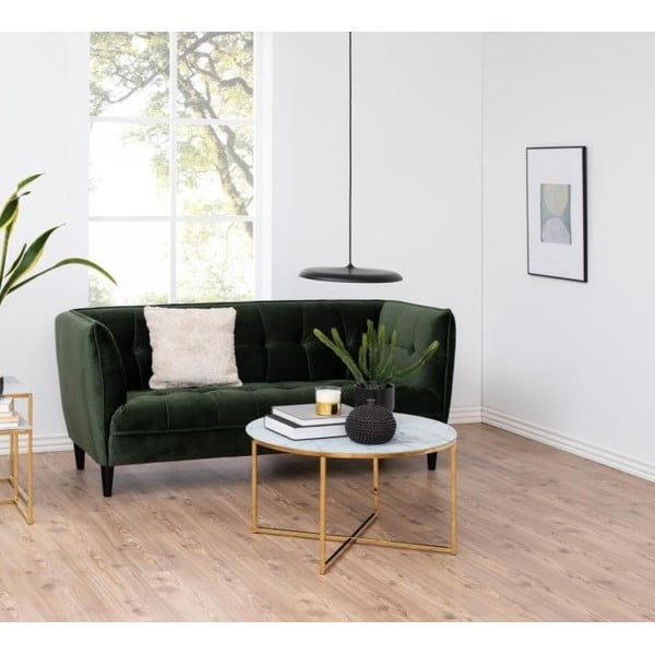 Alisma fehér kerek dohányzóasztal, ⌀ 80 cm - Actona-image-1