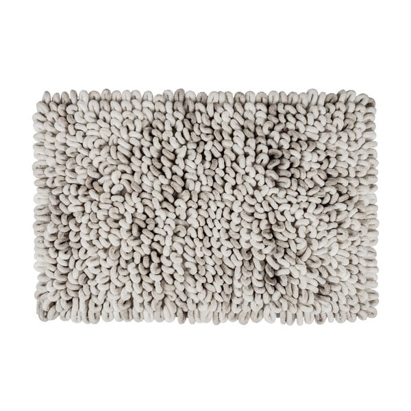 Szürkésbézs textil fürdőszobai kilépő 60x90 cm Lerici – Wenko