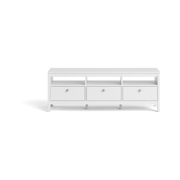 Fehér TV-állvány 151x54 cm Madrid – Tvilum-image-2
