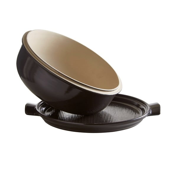Fekete kerek kenyérsütő forma, ⌀ 28,5 cm - Emile Henry-image-1