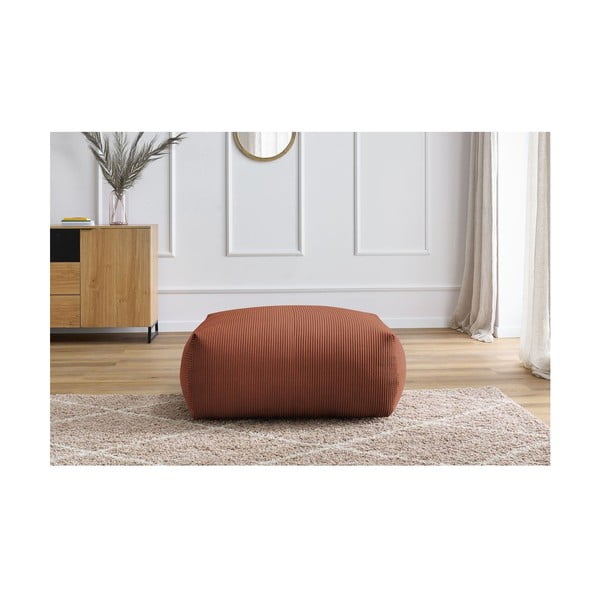 Téglavörös kordbársony lábtartó Voltaire – Bobochic Paris-image-1