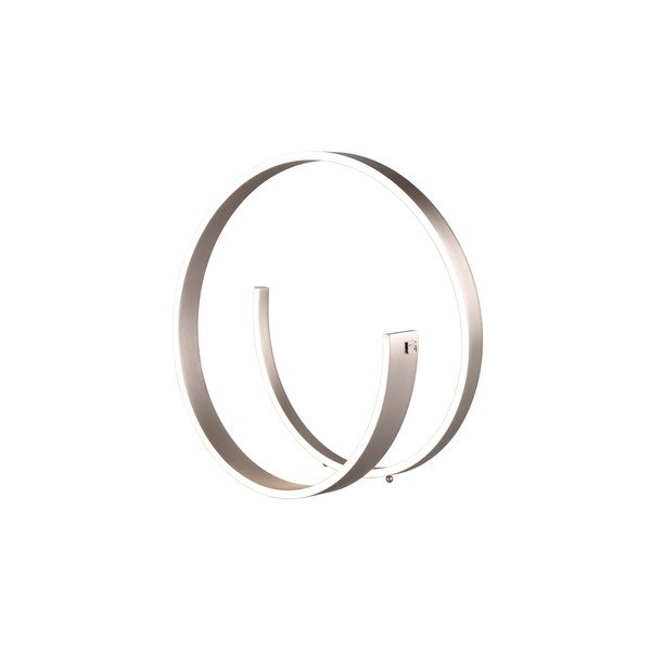 Szürke LED asztali lámpa hangvezérléssel-mobil alkalmazás vezérléssel, fém búrával (magasság 45 cm) Cinardi – CINQUE-image-2