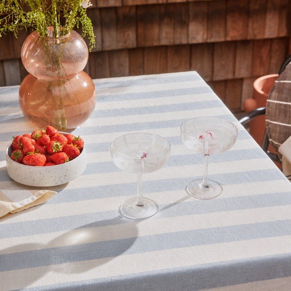 Bio pamut asztalterítő 140x200 cm Striped – OYOY Living Design-image-1