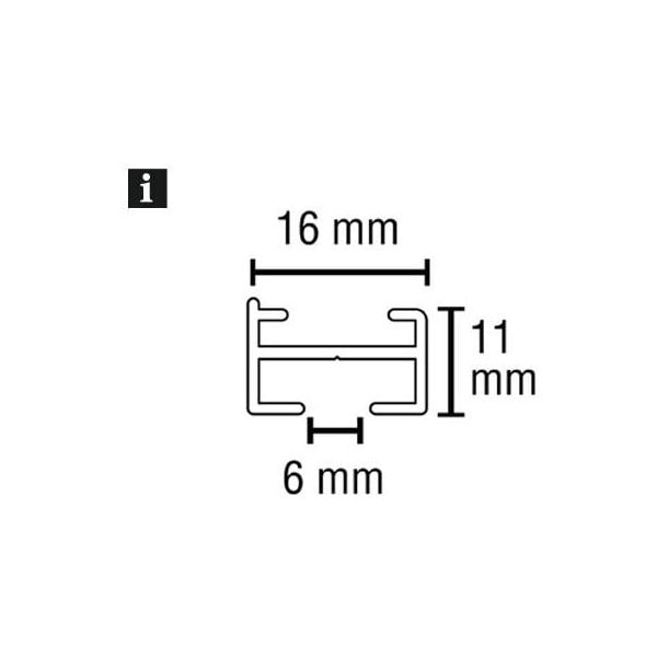 Fém függönysín 160 cm Lucy - Gardinia-image-4