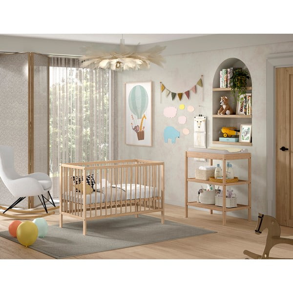 Bükkfa gyerek bútor szett 2 db-os Dino – Vipack-image-1