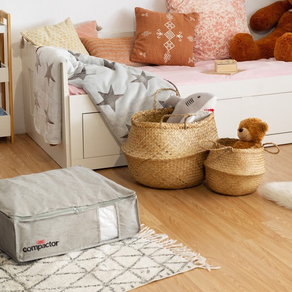 Világos tengerifű tárolókosár, ⌀ 36 cm - Compactor-image-1