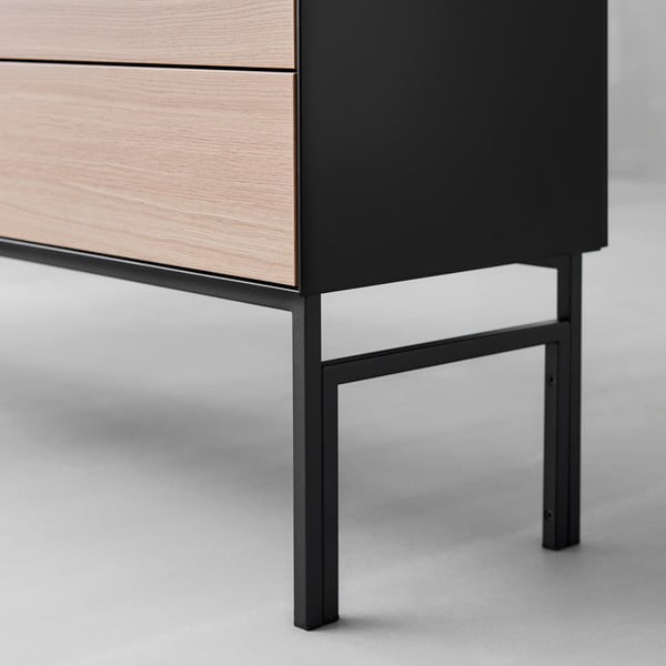 Fehér fém talpazat szekrényhez 86x38 cm Edge by Hammel - Hammel Furniture-image-1
