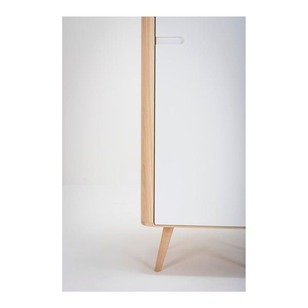 Ruhásszekrény tömör tölgyfa szerkezettel, szélesség 60 cm - Gazzda-image-3