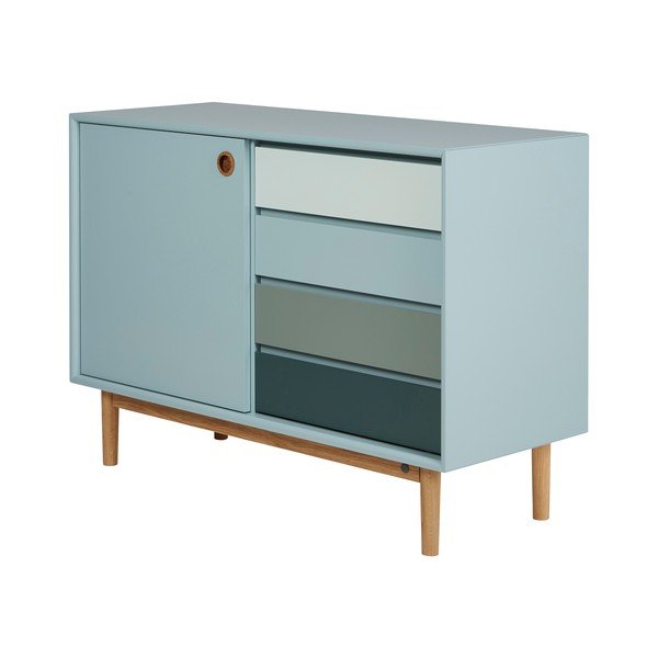 Mentazöld alacsony komód 114x80 cm Color Box – Tom Tailor-image-2