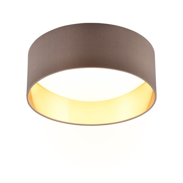 Világosbarna LED mennyezeti lámpa ø 30 cm Locarno – Reality-image-1