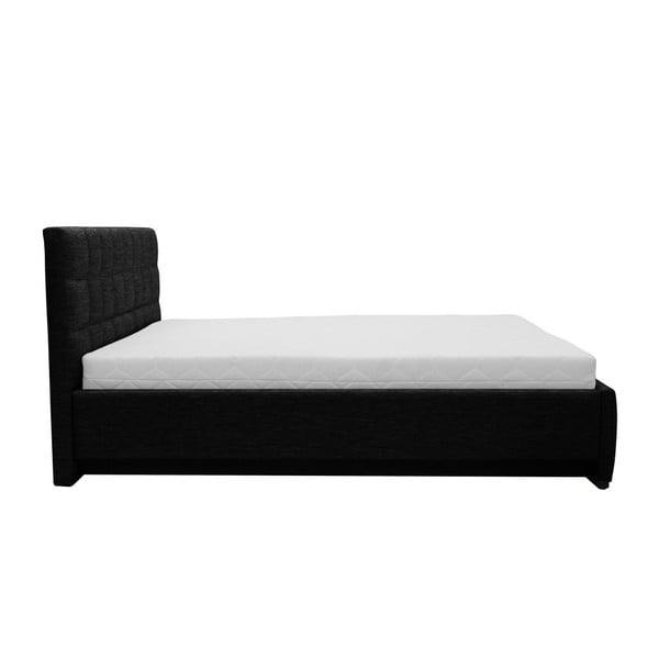 Dream fekete kétszemélyes ágy, 140 x 200 cm - Mazzini Beds-image-3
