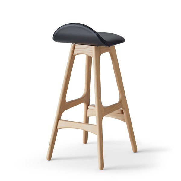 Bőr forgó bárszék 79 cm Buck – Hammel Furniture-image-2