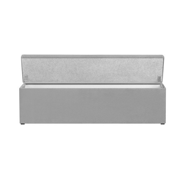 Manna szürke ottomán tárolóval, 47 x 180 cm - Kooko Home-image-4