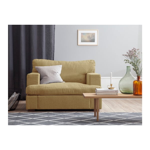 Daphne mustársárga fotel - Windsor & Co Sofas-image-2