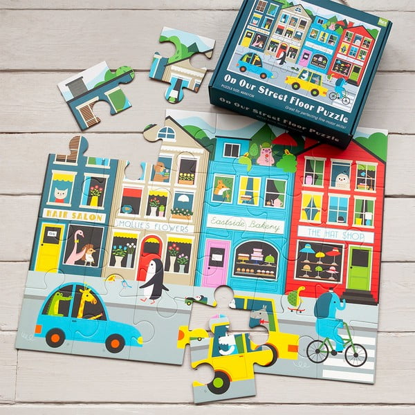 Puzzle (részek száma 24) On Our Street – Rex London-image-1