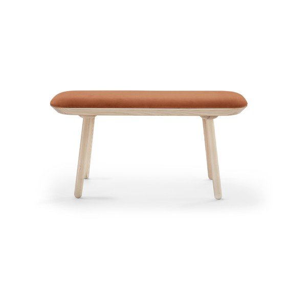 Naïve narancssárga bársony pad, 100 cm - EMKO-image-2