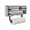 Ezüstszínű fali fém papírtörlő és fóliatartó Parat Royal – LEIFHEIT