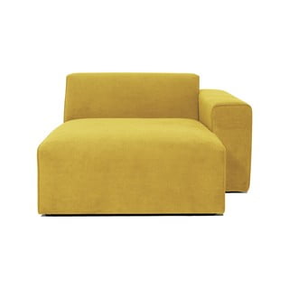 Sting sárga kordbársony kanapé modul, jobb oldali - Scandic
