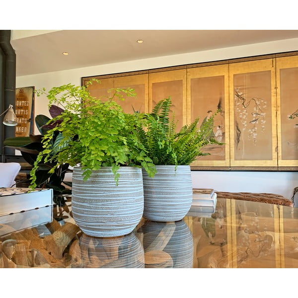 Kerámia kézzel készített virágcserép ø 16 cm Dóris – Artevasi-image-3