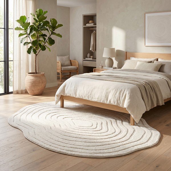 Krémszínű szőnyeg 160x230 cm Pebble – ESTE-image-2