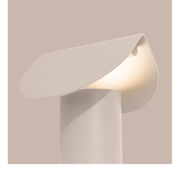 Bézs alumínium LED asztali lámpa (magasság 15 cm) BISCUIT – Thoro-image-3