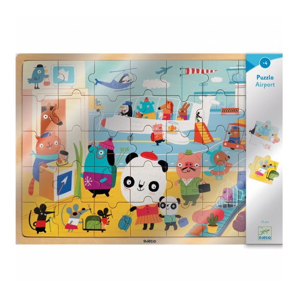 Repülőtér puzzle - Djeco-image-1