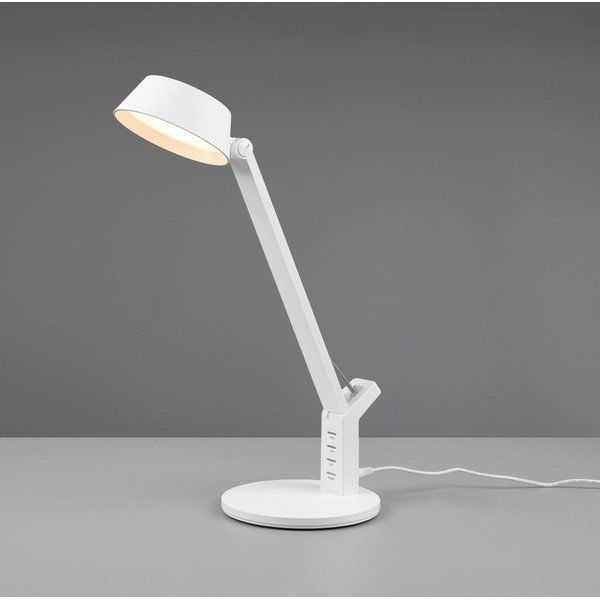 Matt fehér LED dimmelhető asztali lámpa (magasság 40 cm) Ava – Trio-image-1
