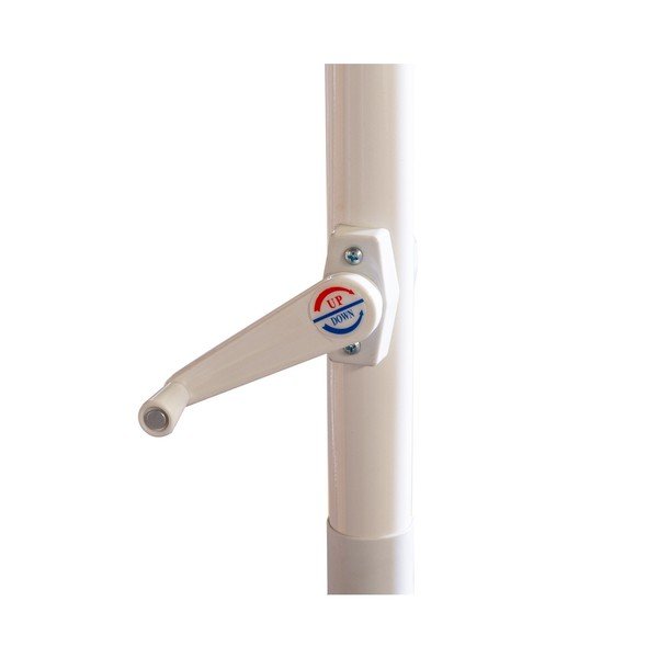 Fehér napernyő ø 300 cm Alba – LDK Garden-image-2