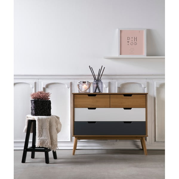 Cusco komód borovi fenyőből, 100 x 82 cm - Marckeric-image-1