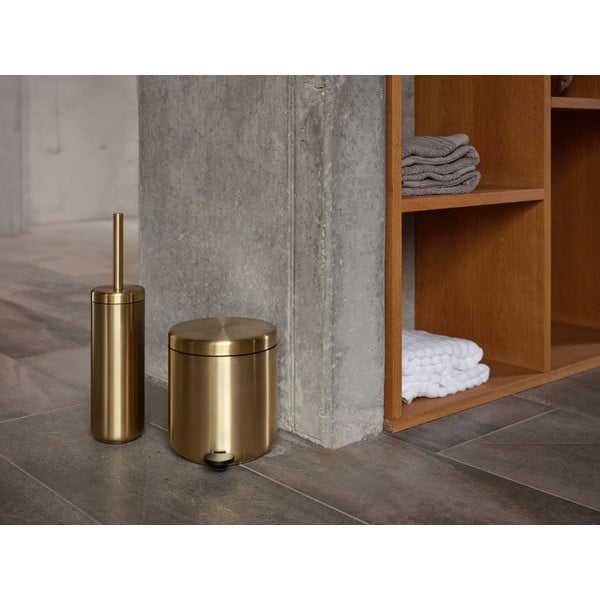 Sárgaréz színű rozsdamentes acél WC-kefe Ume Brass – Zone-image-1