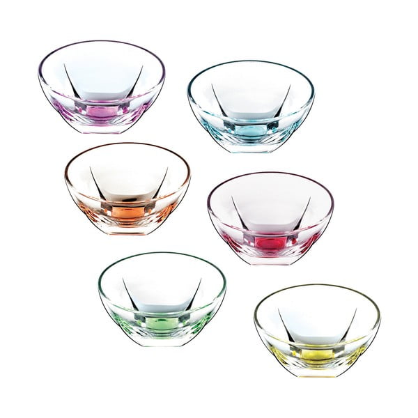 Cosima 6 darabos üvegtál készlet - RCR Cristalleria Italiana