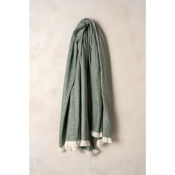 Linen zöld pléd, 140 x 180 cm - Euromant-image-1