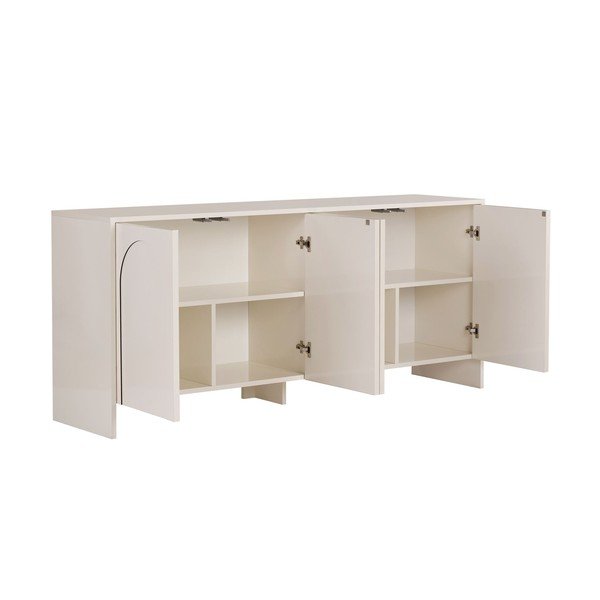 Krémszínű komód 180x80x45 cm Arlen  – Kalune Design-image-4
