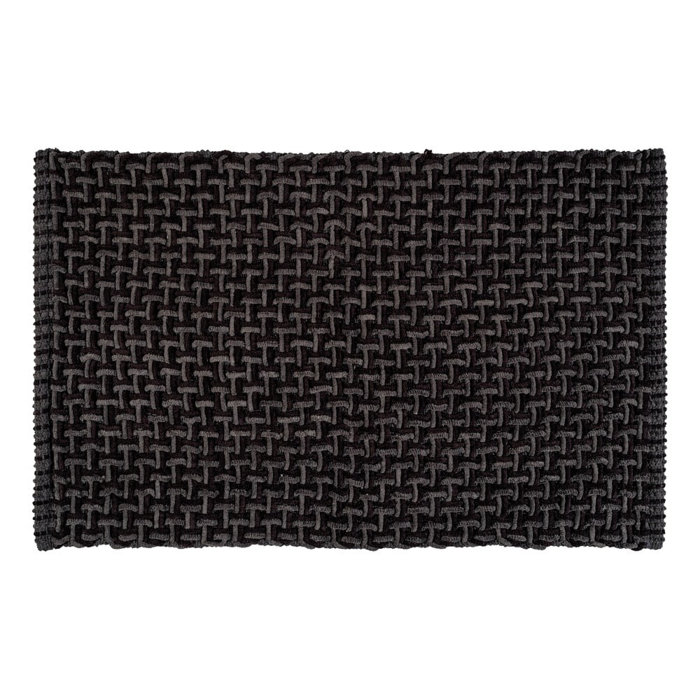 Antracitszürke textil fürdőszobai kilépő 50x80 cm Ecoli – Wenko