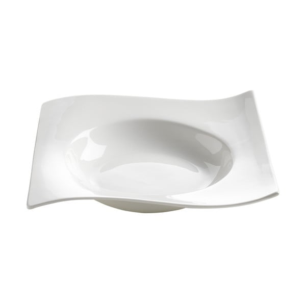 Fehér porcelán mélytányér Motion – Maxwell & Williams