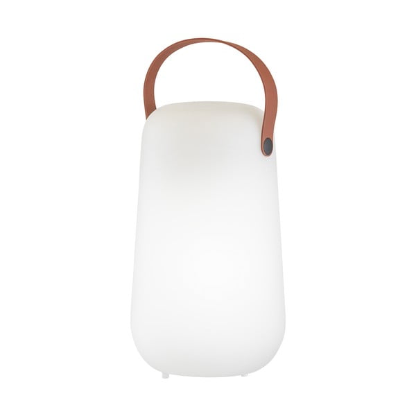 Fehér-barna LED asztali lámpa (magasság 26 cm) Collgar – Fischer & Honsel