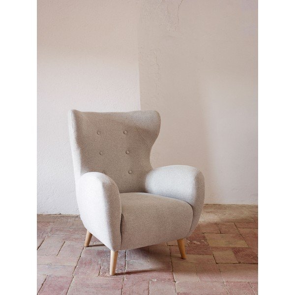 Bézs füles fotel Patio – Kave Home-image-2