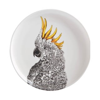 Marini Ferlazzo Cockatoo fehér porcelán tányér, ø 20 cm - Maxwell & Williams