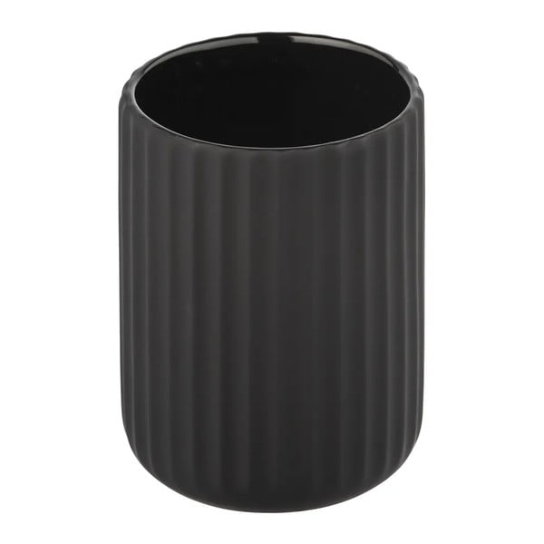 Matt fekete kerámia fürdőszobai kiegészítő szett Belluno – Wenko-image-3