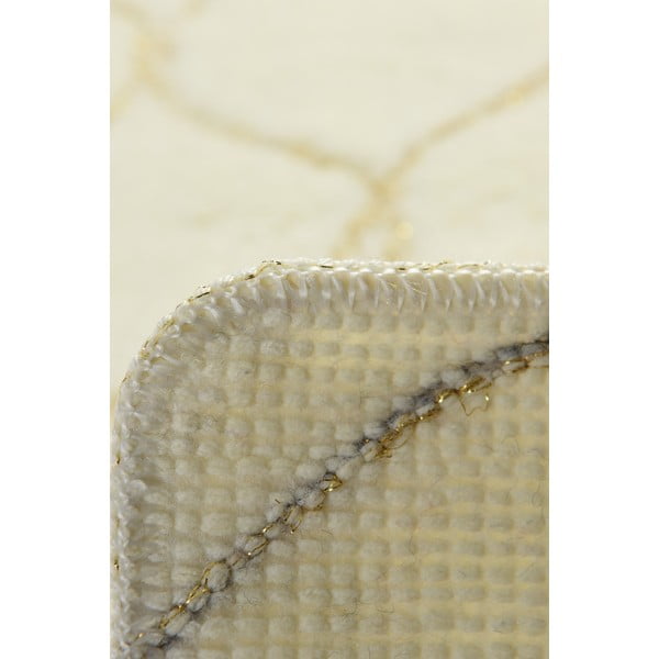 Wave 2 db-os bézs négyszögletes fürdőszobai kilépő szett - Foutastic-image-4