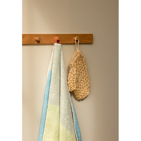 Natúr színű fali fogas tölgyfa dekorral 40 cm Cosplay – Hübsch-image-1